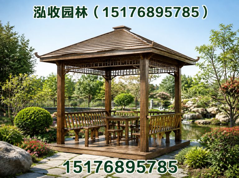 宣城防腐木凉亭展示图